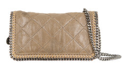 Quilted Falabella Shoulder Bag, Faux Leather, Brown, MII, DB, 1*